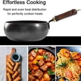 thumbnail image 3 of Uncoated Thick Iron Pot, Japanese Uncoating Cast Iron Pot,  Non-Stick Cast Irons Wok with Lid, High Purity Irons Frying Pan for Cooking, 3 of 9