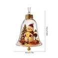 thumbnail image 3 of 2026 New Glowing Christmas Story Ornament, Light-Up Mini Holiday Scene, Warm LED Mini Christmas Decoration, Bell-Shaped Tree Hanging Ornaments, Xmas Tree Decorations Home Decor Gift for Family, 3 of 6