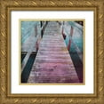thumbnail image 1 of OnRei 26x26 Gold Ornate Wood Framed with Double Matting Museum Art Print Titled - Dock, 1 of 4