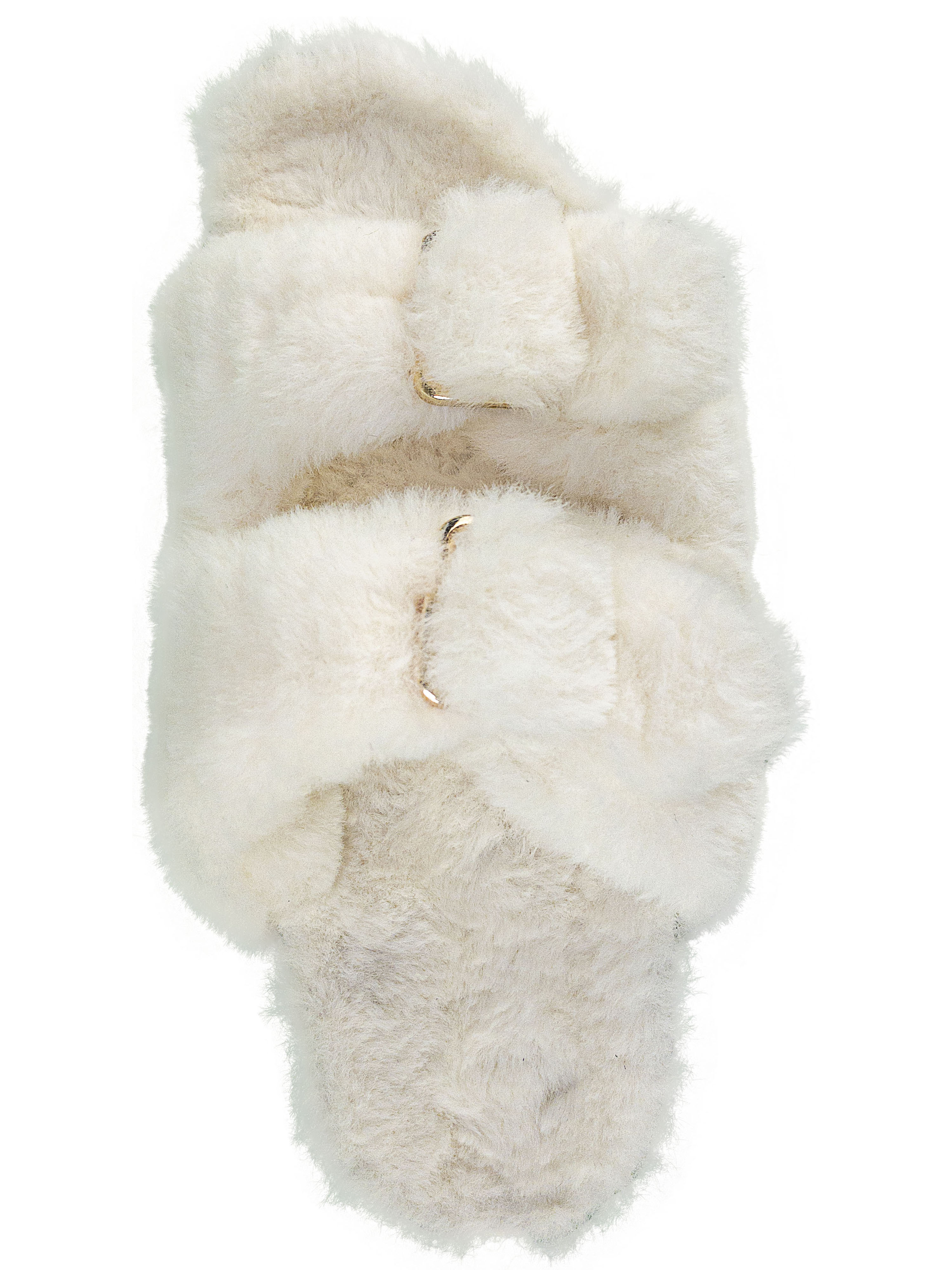 Secret Treasures Luxe Faux Fur Two Band Slide Slipper (Women's) - image 5 of 5