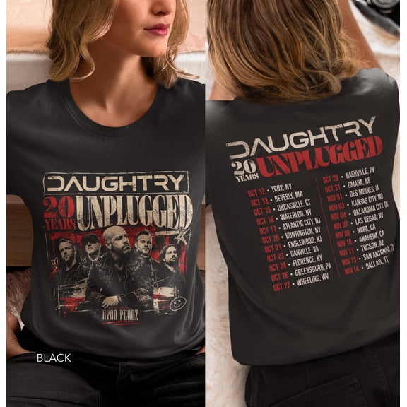 Unisex Daug Shirt, Daughtry Band Tee, Daug Concert Shirt, Band T-Shirt, Alternative Tee, Music Lover Gift