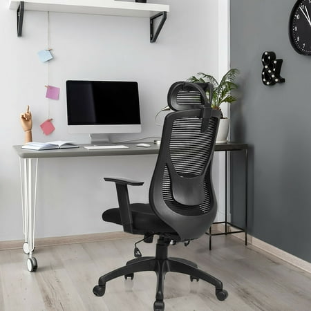 Gymax Mesh Office Desk Chair Recliner Adjule Mid Back With Gymax Mesh Office Desk Chair Recliner