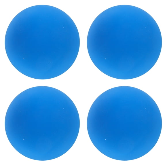 4 pelotas de squash de goma para entrenamiento y competición, ideales para niños y adultos, color azul.