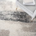 thumbnail image 6 of SAFAVIEH Fontana Darrell Abstract Shag Area Rug, Ivory/Grey, 6'7" x 6'7" Square, 6 of 8