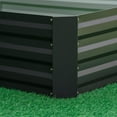 thumbnail image 3 of Raised Garden Bed, 8' x 3' x 1' Metal Planter Box, for Growing Vegetables, Flowers, Herbs, Succulents for Park, Garden, Outdoor, Black, 3 of 5