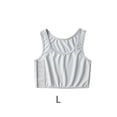 thumbnail image 4 of Minnieouse Chaleco corto para lesbianas, corsé de verano, ropa interior moldeadora de pecho, Tops ajustables, disfraz para hacer ejercicio, trabajo diario, Camisetas sin mangas Gris L Minnieouse AP011863-03, 4 of 6