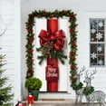 thumbnail image 5 of Christmas Decor Outdoor New 35 X 71 Inch Christmas Door Cover Christmas Door Curtain Christmas Day Door and Wall Decoration Festival Party Decoration B One Size, 5 of 8