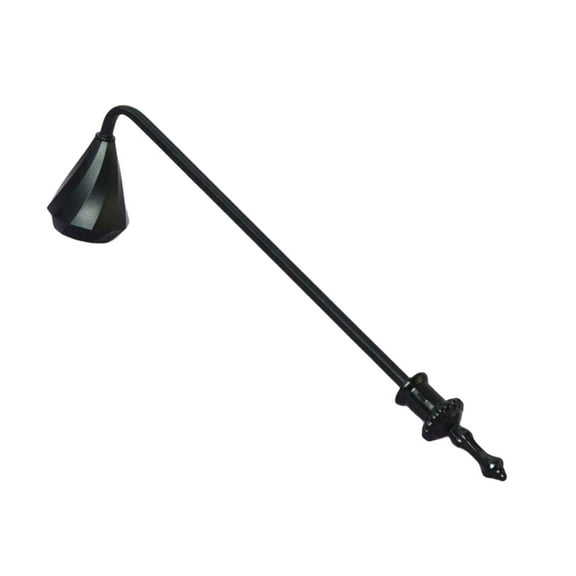 CoudarTitie Candle Extinguisher Wick Trimmer with Long Handle Length 23cm for Candles Lovers Black