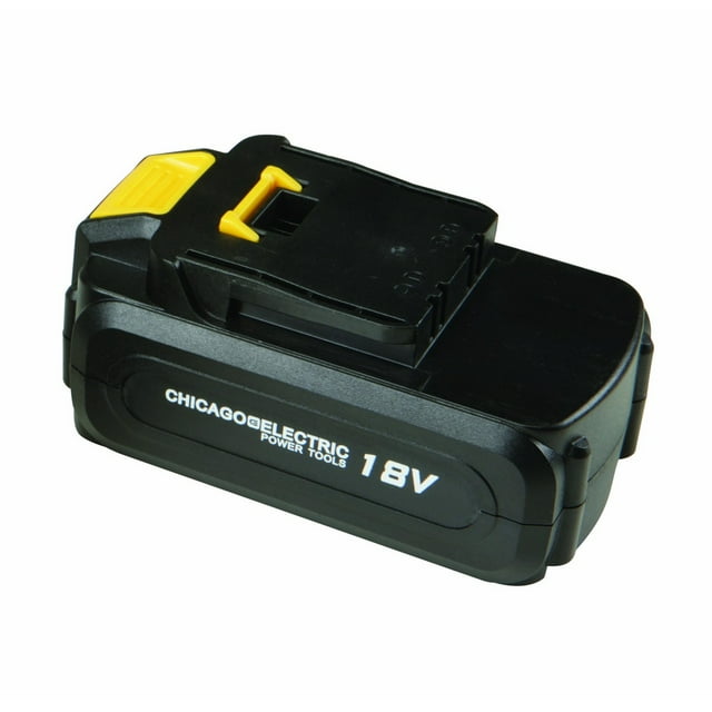 Chicago Electric 18V Replacement Power Tool Battery, LongLasting NiCd