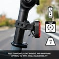 thumbnail image 3 of NiteRider Vmax+ 150 Taillight - 150 Lumens Seatpost Clothing Clip Mount BLK, 3 of 7