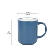 thumbnail image 2 of Mainstays Two Tone 14 oz Ceramic Mug, Blue, 2 of 8