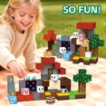 thumbnail image 4 of WLBES 100PCS Magnetic Blocks Set, Lava Forest Design, STEM Educational Building Toys, Creative Construction Play, Portable Travel Toys for Kids Age 3+, 4 of 10
