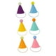 thumbnail image 4 of Set de 6 gorros para fiestas de cumpleaños de mascotas, accesorios de disfraces, ligeros, gorros en forma de cono, multicolores, para cachorros, muñec, 4 of 7