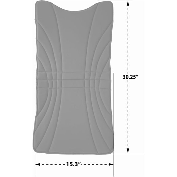 Back Pad & Cushion for Massage Chair | Foam Cushion | Nylon Fabric | One Size Fits All