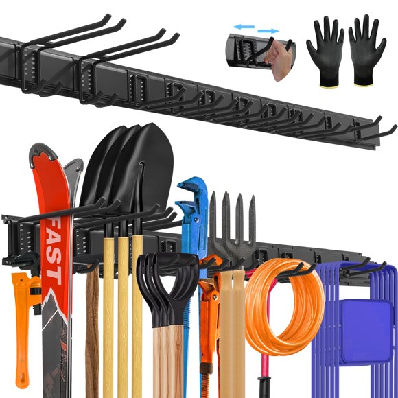 Organizador de herramientas de garaje de alta resistencia SUKIZZ de 164 cm, capacidad de 310 kg