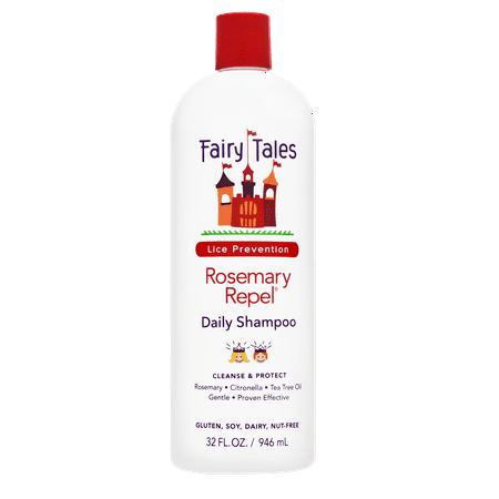 Fairy Tales Rosemary Repel Daily Shampoo, 32 oz (Best Dry Shampoo For Colored Red Hair)