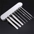 thumbnail image 2 of Blackhead Remover Whitehead Removal Tool en 8 piezas Beauty Needle Set Acero inoxidable Blemish Acne Pimple Comedones Whitehead Extractor Kit para mujeres WD.WDQZL Hogar, 2 of 7