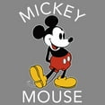 thumbnail image 2 of Boy's Mickey & Friends Retro Mickey Mouse Pose  Performance Graphic Tee Charcoal Heather Medium, 2 of 4