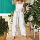 thumbnail image 2 of Mono con bolsillos estampados para mujer 2025, sin mangas, corte regular con estampado elegante, versátil para ocasiones informales/formales, 2 of 6