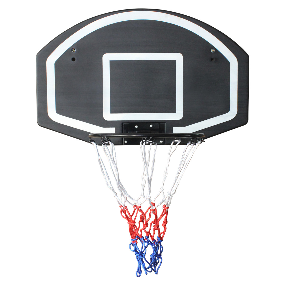 Wall-Mounted Basketball Hoop, 18 Inch Shatterproof Back, Folding Hoop, Portable Basketball Hoop Goal System for Kids, Youth, Adults, Black