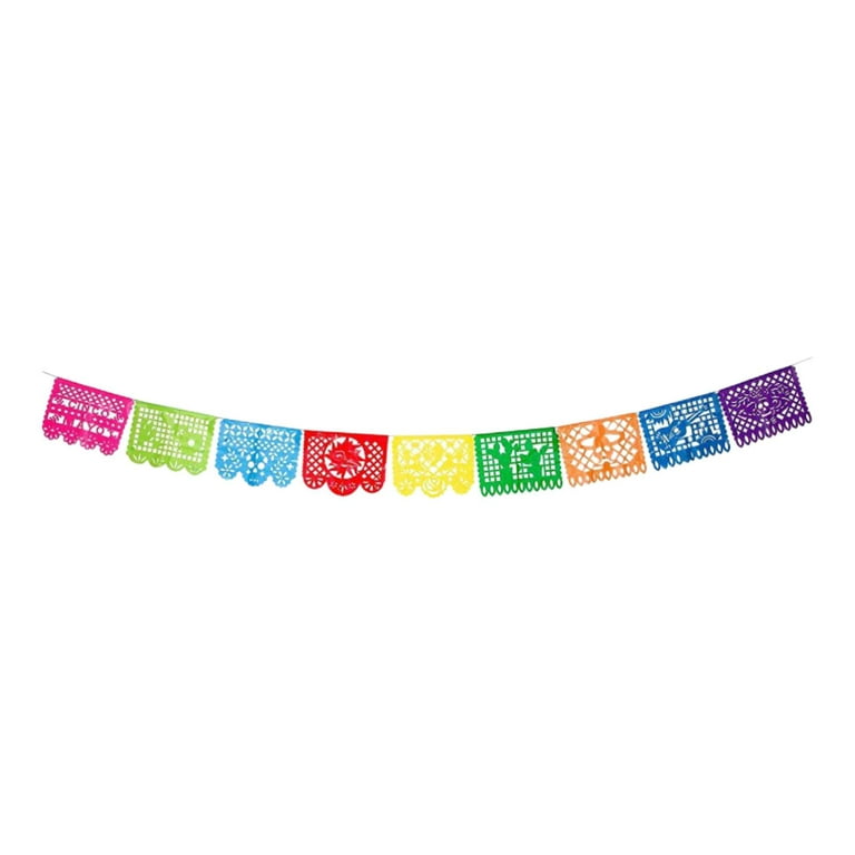 Mexican Happy Birthday Backdrop - Mexican Themed Fiesta Birthday Party  Decorations Mexican Party Supplies Mexican Banner Mexico Cinco De Mayo  Carnival Photo Booth Background (Brown)