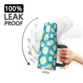 thumbnail image 3 of 40oz Tumbler with Handle and Straw, Vacuum Insulated Stainless Steel Travel Mug, Fits Car Cup Holder, Daisy Floral Print, 3 of 6