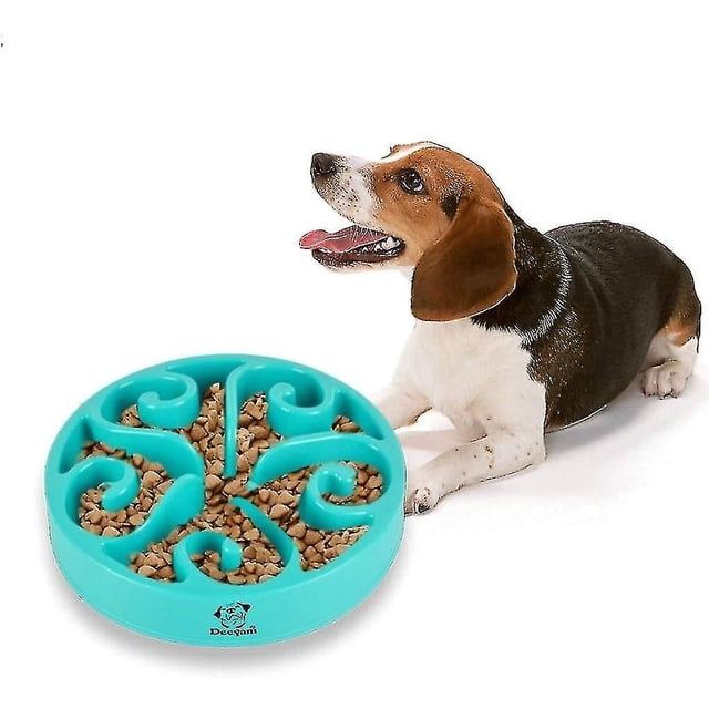 Tazón de comida para mascotas antideslizante en forma de laberinto: promueve una alimentación saludable y una digestión lenta