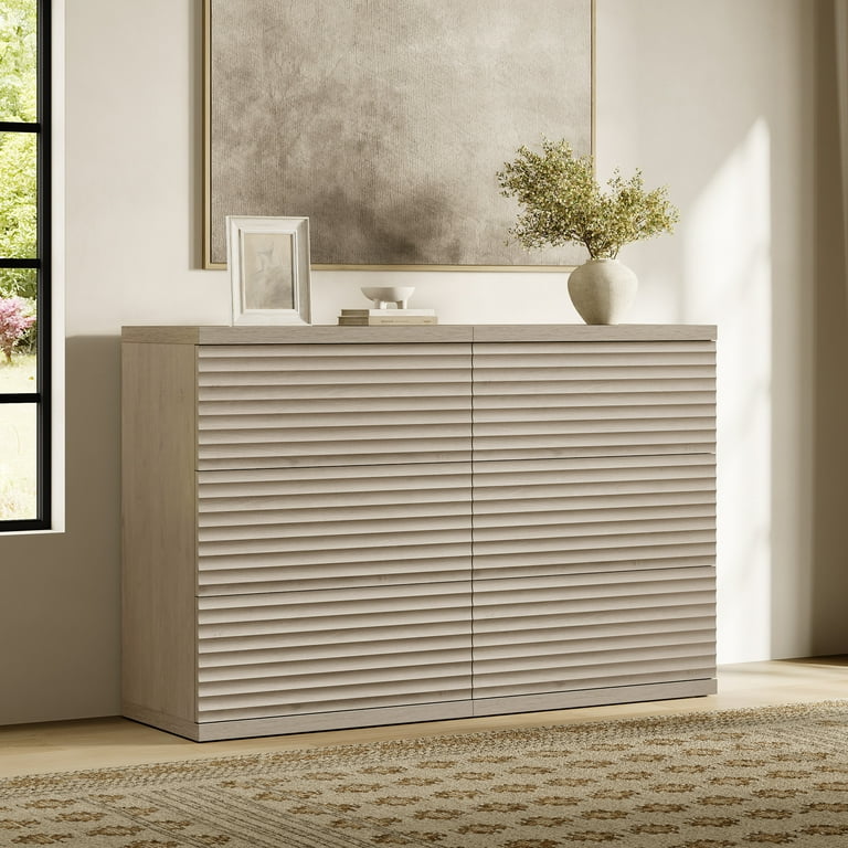 light grey dresser and nightstand Furniture of America Quill Light Gray Rubberwood 62.5-in W Standard Dresser With Mirror Marble one_size