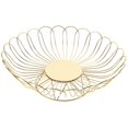 thumbnail image 1 of Metal Vegetable Basket Fruit Tray Hotel Use Iron High Footed Simple Style 31X10CM 1Set, 1 of 5