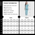 thumbnail image 7 of VIAOLI Scrubs Set for Women Nurse Uniform Jogger Set Stretch Top & Pants with Multi Pocket for Nurse Workwear, 7 of 7