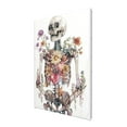 thumbnail image 2 of 8x12 inch Garden Yard Wall Decor Skeletons And Flowers Canvas Pictures,Modern Art Flower And Skeletons Poster Canvas,Cafes,Bar,Man Cave,Florists Wall Art Prints Decor,For Flower Lovers Gifts, 2 of 6