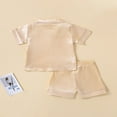thumbnail image 3 of Ensemble de Pyjamas 2 Pcs pour Enfants Motif Rouge/vache Imprimé/coloré Manches Courtes + Shorts Taille Élastique Garçons Filles Ensemble de Nuit Coloré 2-3 Ans, 3 of 7