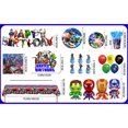 thumbnail image 4 of Superhero Birthday Decorations, 115Pcs Avengers Birthday Decorations & Tableware - Plates Napkins Tablecloth Balloons Banner Etc Party Supplies, 4 of 7