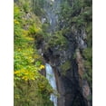 thumbnail image 2 of Zwick, Martin 25x32 White Modern Wood Framed Museum Art Print Titled - Waterfall in gorge of Gaisalpbach near Oberstdorf in the Allgau-Germany-Bavaria, 2 of 4