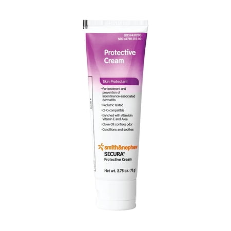 Secura Protective Skin Protectant Cream Tube, 2.75oz, 2 pack