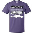 thumbnail image 3 of Inktastic Weekends Are for Racing Race Car Silhouette and Racing Flag T-Shirt, 3 of 5