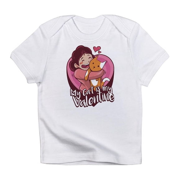 CafePress - My Cat Is My Valentine T Shirt - Infant T-Shirt