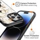 thumbnail image 3 of Funda para teléfono Rosarnnah compatible con iPhone 14 6.1, color negro, 3 of 7