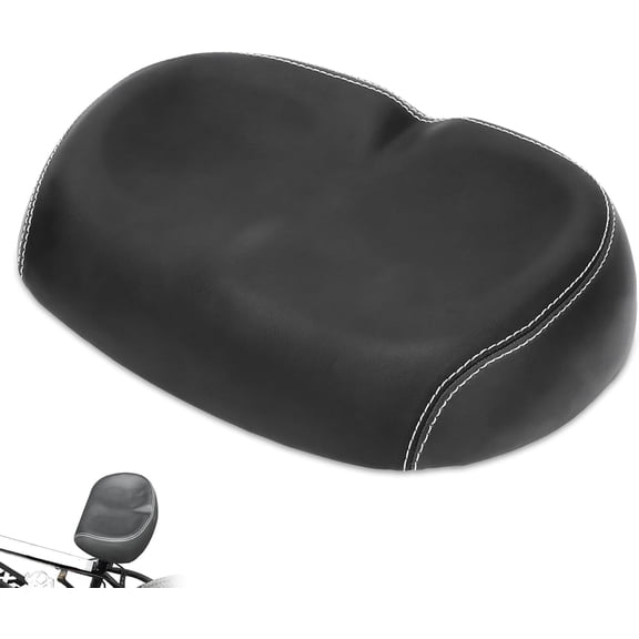 Noseless Bike Seat for Woman and Men, Universal Widen Bike Seat Saddle Replacement Cycling Accessory for Mountain Road Bike, Comfort Bike Seat Bicycle Seat Cushion Bike Saddle