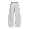 thumbnail image 4 of HIPYLO Teen Oversized Wide Leg Pants with High Waistband Tween Sweatpants for Girls in Flowy Fabric Girls Pants, 4 of 6