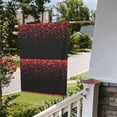 thumbnail image 5 of Wukai Red Glitter1 Garden Flags Double Sided Welcome Garden Yard House Flags Outside Outdoor House (Only Flag), 5 of 8