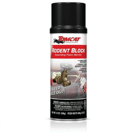 UPC: 0888603441853 | Tomcat Rodent Block Expanding Foam Barrier  Fills Gaps to Keep Mice From Entering the Home  12 oz.