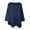 Blue, variant on PLHWHYQ Women's Spring Summer Long Sleeve T‑Shirt, Round Neck Irregular Hem Solid Color Casual Loose Top Red S