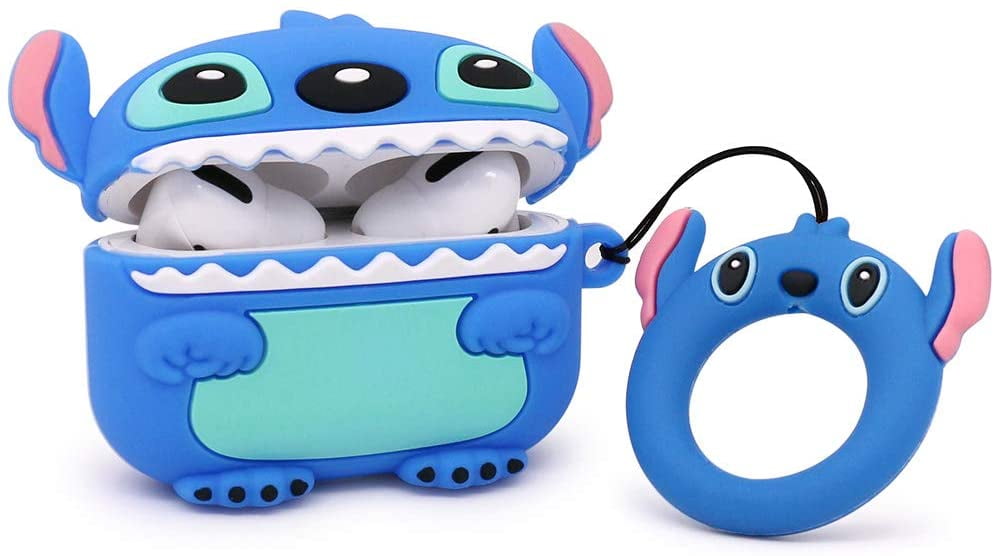 Megantree Airpods Pro Case, Airpods 3 Case, Cute Funny Blue Stitch 3D  Cartoon Animation Character Cases, Shockproof | Walmart Canada