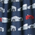 thumbnail image 2 of Lush Decor Race Cars Window Panels - Navy/Red - 84 x 52, 2 of 4