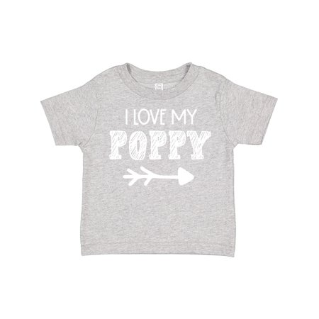 

Inktastic I Love My Poppy Arrow Gift Toddler Boy or Toddler Girl T-Shirt