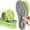 Green+Gray, variant on Mega Comfort Insoles Super Feet Insoles for Men 4D Unisex EVACloth, 4D Cloud Technology, Arch Support, Breathable & Shock-Absorbing, Cut-to-Fit