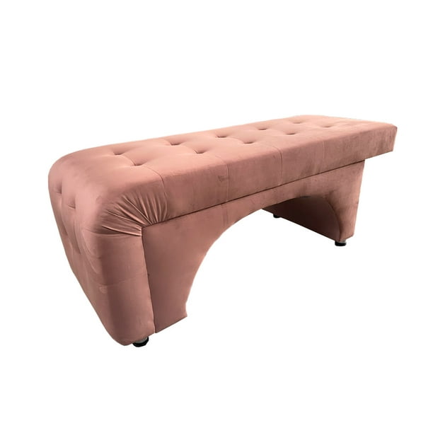 Camilla LASHISTA Tu Espacio Muebles Tela Suede Rosa Minimalista