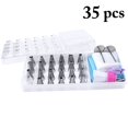 thumbnail image 2 of Cake Decorating Kit Professional 35PCS Icing Piping Bag Set Baking Accessories, 2 of 10