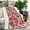 Pioneer Flower-1, variant on Pioneer Flower Blanket,Comfortable Soft Flannel Throw Blanket,All Season,Warm Lightweight Blankets for Sofa Bed Couch Living Room Chair,40"x50"(100x130cm)